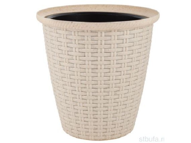 Горшок InGreen for Green Republic D185, 3л с дренажной вставкой 1,5л Лен 6212